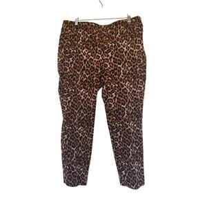 Talbots Chatham Ankle Pants - Fun Leopard, 16